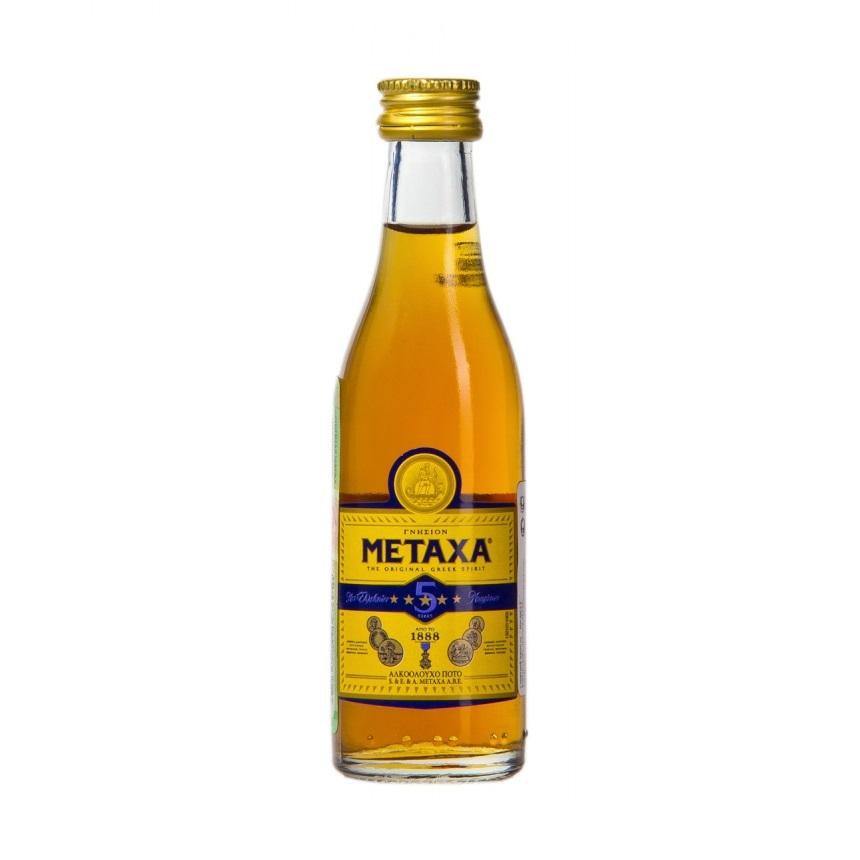 Metaxa 5* 38% 0,05 l (holá láhev)