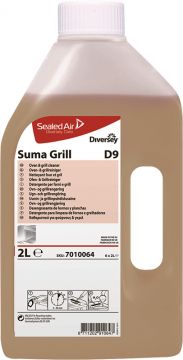 Diversey Suma Grill D9 - čistící prostředek na trouby grily konvektomaty fritézy 2l