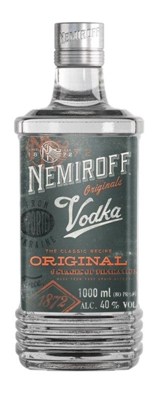 Vodka Nemiroff Original 40% 1 l (holá láhev)
