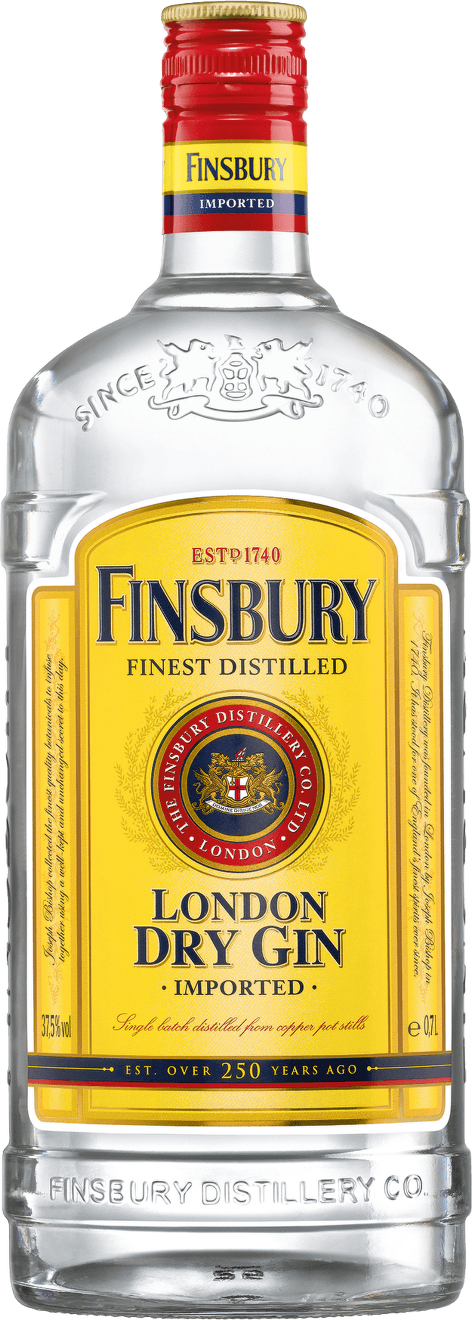 Finsbury London Gin 37,5% 1 l (holá láhev)