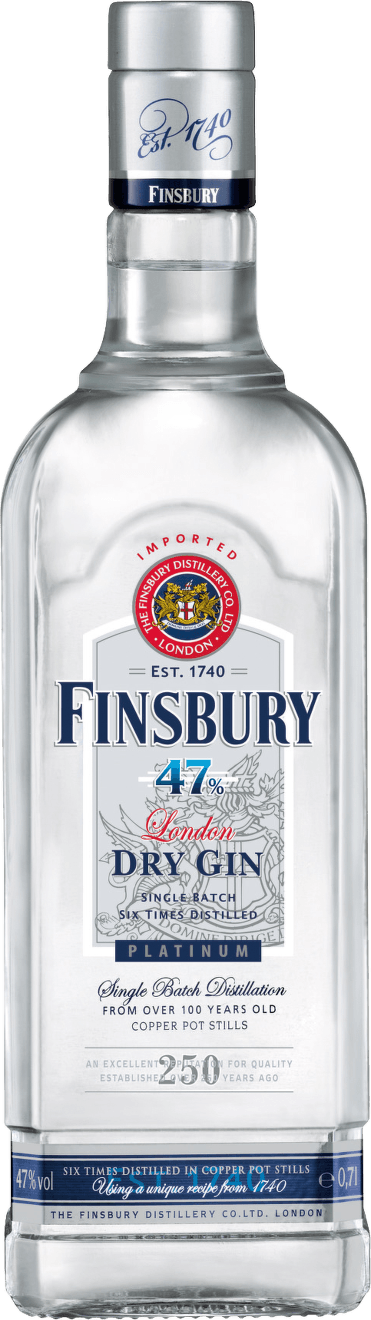 Finsbury London Platinum Gin 47% 0,7 l (holá láhev)