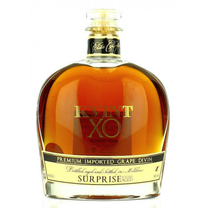 Brandy KVINT XO Surprise 10 let 0,5 l (holá láhev)
