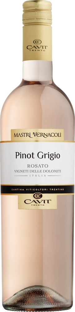 Mastri Vernacoli Pinot Grigio Rosato DOC 12,5% 0,75l Cavit Trento