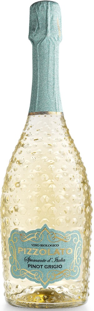 Pizzolato Sparkling Pinot Grigio DOC Extra Dry Organic M-USE 11% 0,75l La Cantina Pizzola