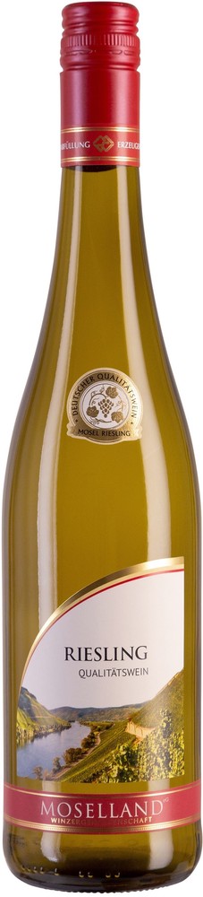 Moselland Riesling Qualitatswein - Ryzlink - bílé víno polosladké 8,5% 0,75l
