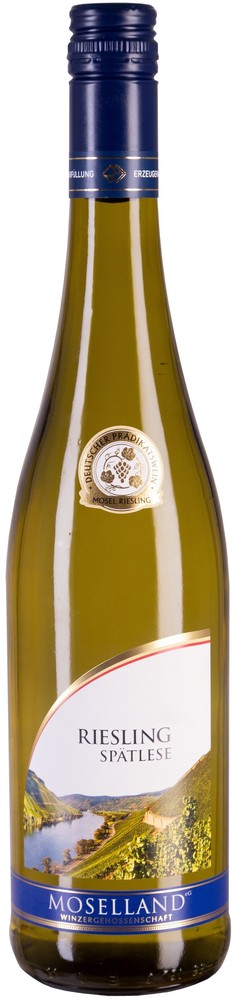Moselland Riesling Spatlese - Ryzlink - bílé víno polosladké 8,5% 0,75l