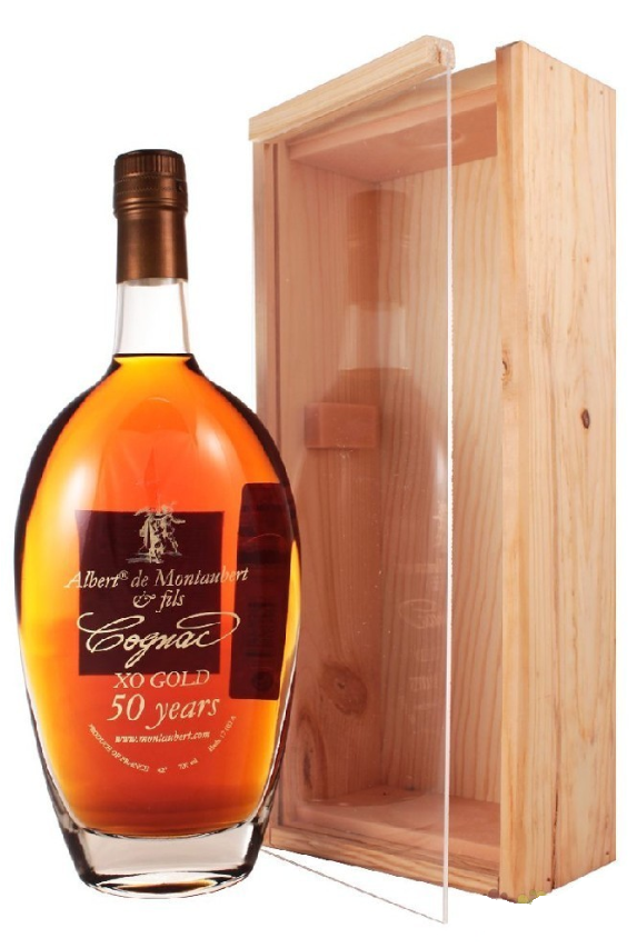 Albert de Montaubert XO Gold Grande Champagne 50y 42% 0,7 l (kazeta)