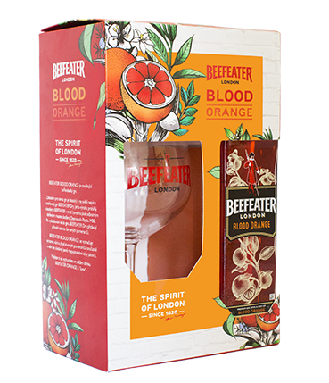 Beefeater Blood Orange 37,5% 0,7 l + sklenice