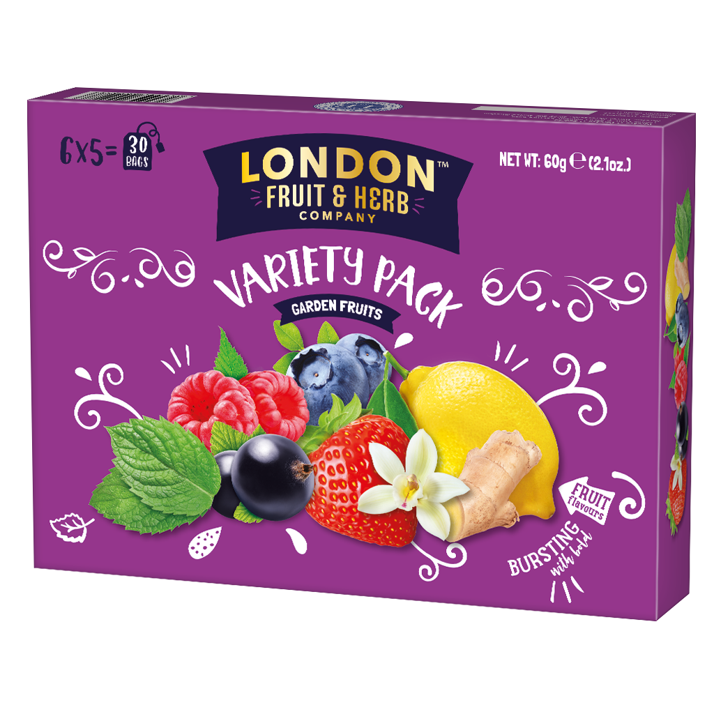 Garden Fruit pack - Čajový box Zahradní plody 30 sáčků London Fruit and Herb