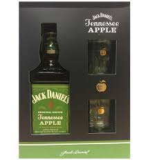 Jack Daniels Apple 35% 0,7 l (dárkové balení 2 skleničky)