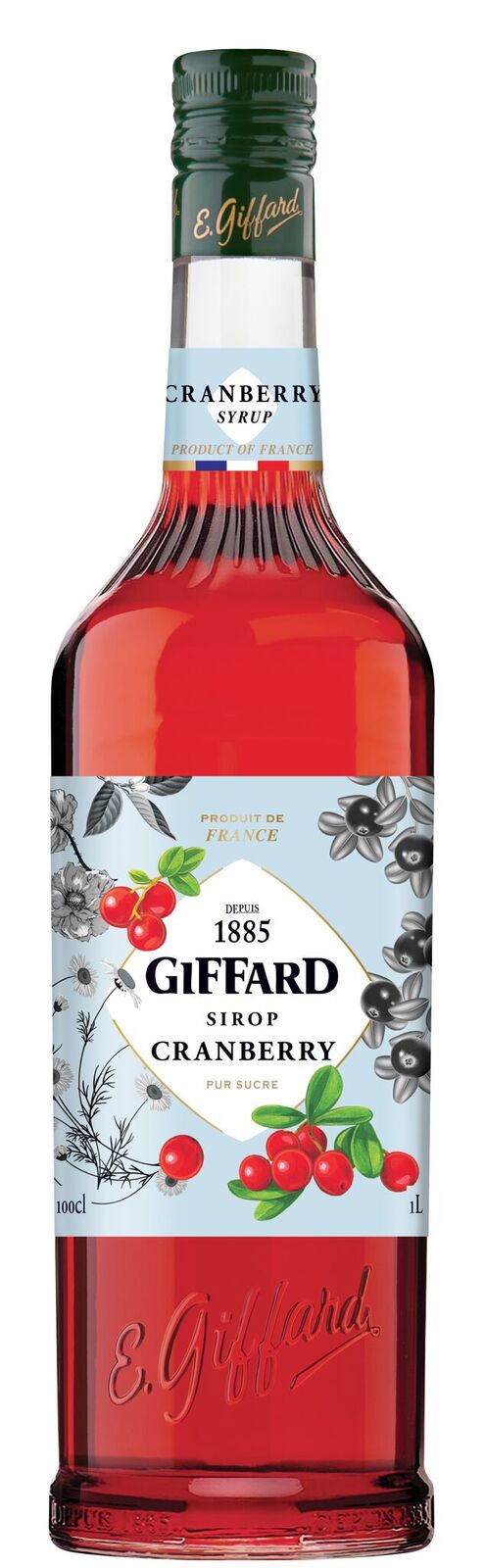 Giffard Cranberry - brusinkový sirup 1l