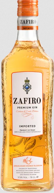 Zafiro Orange Gin 37,5% 0,7 l (holá láhev)