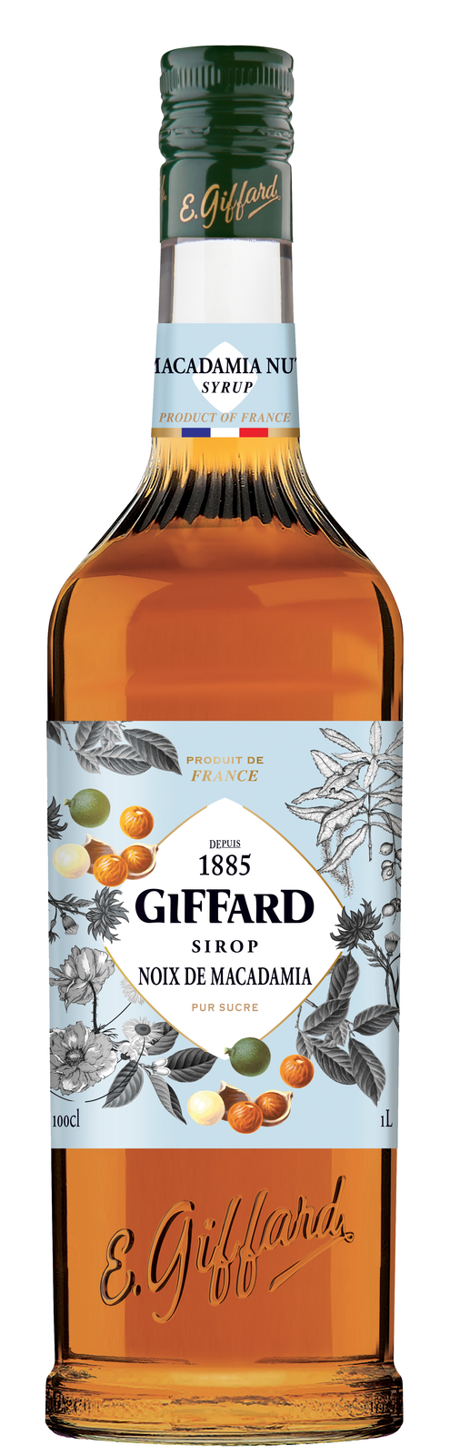 Giffard macadamia nut - sirup makadamský oříšek 1l