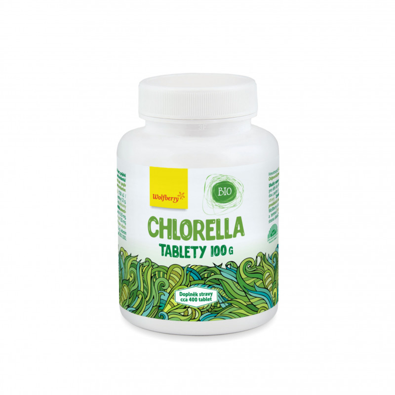 BIO Chlorella - tablety 400 ks / 100 g Wolfberry