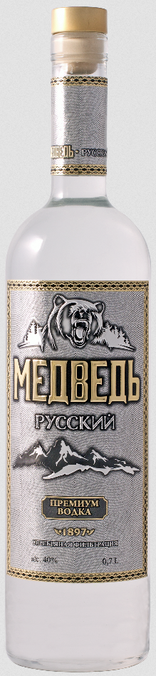 Vodka Medvěd 40% 0,7 l (holá láhev)