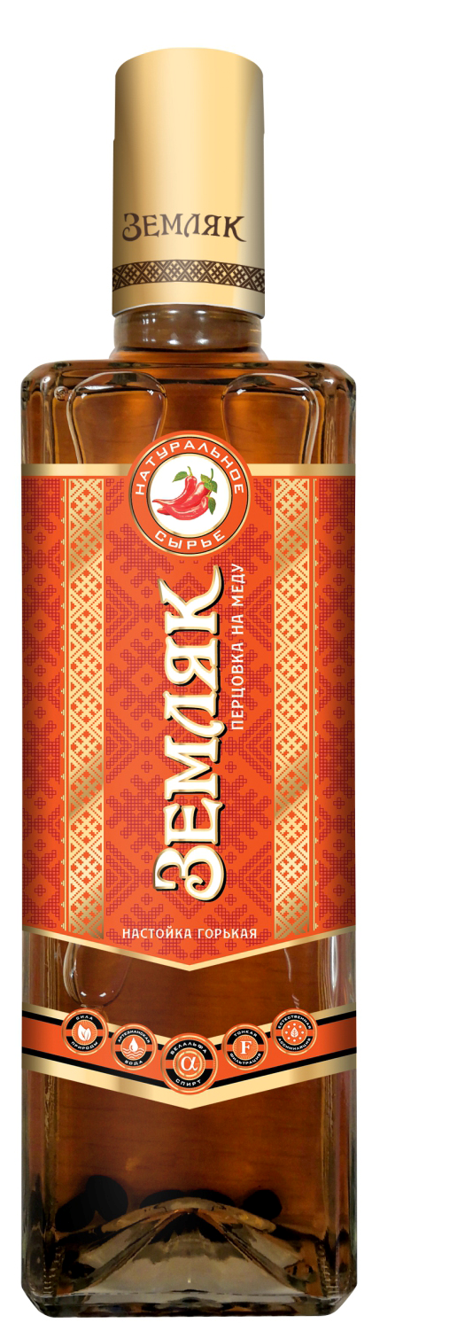 Vodka Pertsovka - feferonková vodka na medu 35% 0,5 l (holá láhev)