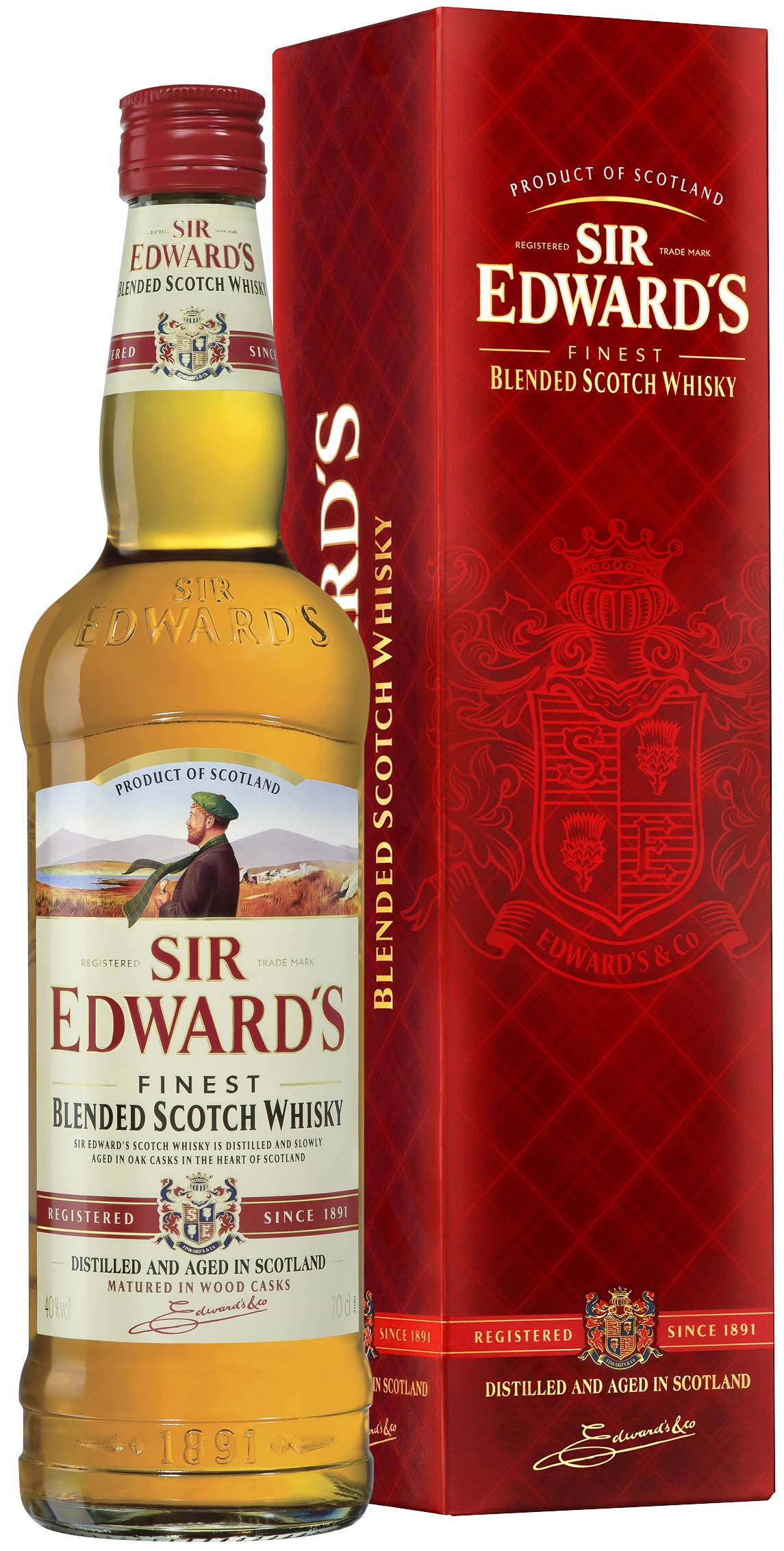 Sir Edwards Blended Scotch Whisky 40% 0,7 l (karton)