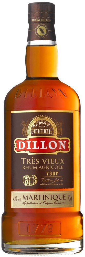 Dillon Rhum Tres Vieux VSOP 0,7l 43% (holá láhev)