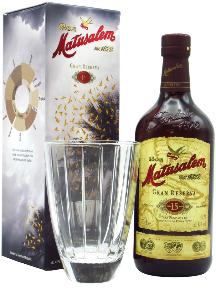 MATUSALEM 15Y + SKLO 40% 0,7l (karton)
