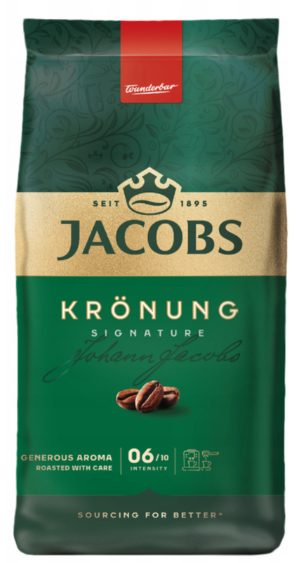 Jacobs Douwe Egberts Jacobs Krönung Signature zrnková káva 1 kg PO EXPIRACI