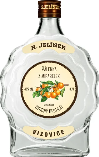 Pálenka z Mirabelek budík 42% 0,7l (holá láhev)