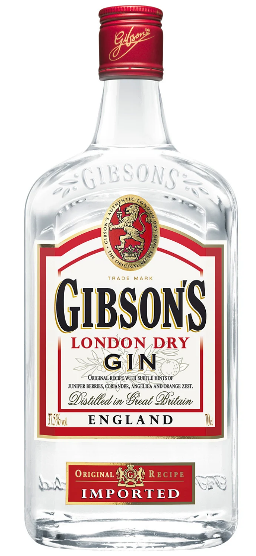 Gibsons Gin 37,5% 0,7 l (holá láhev)