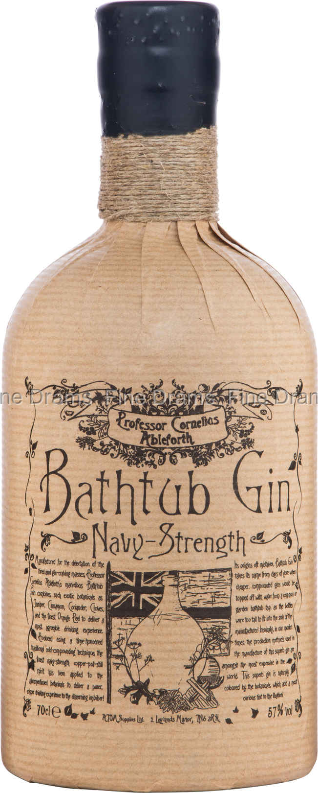 Bathtub Gin Navy Strength 57% 0,7 l (holá láhev)