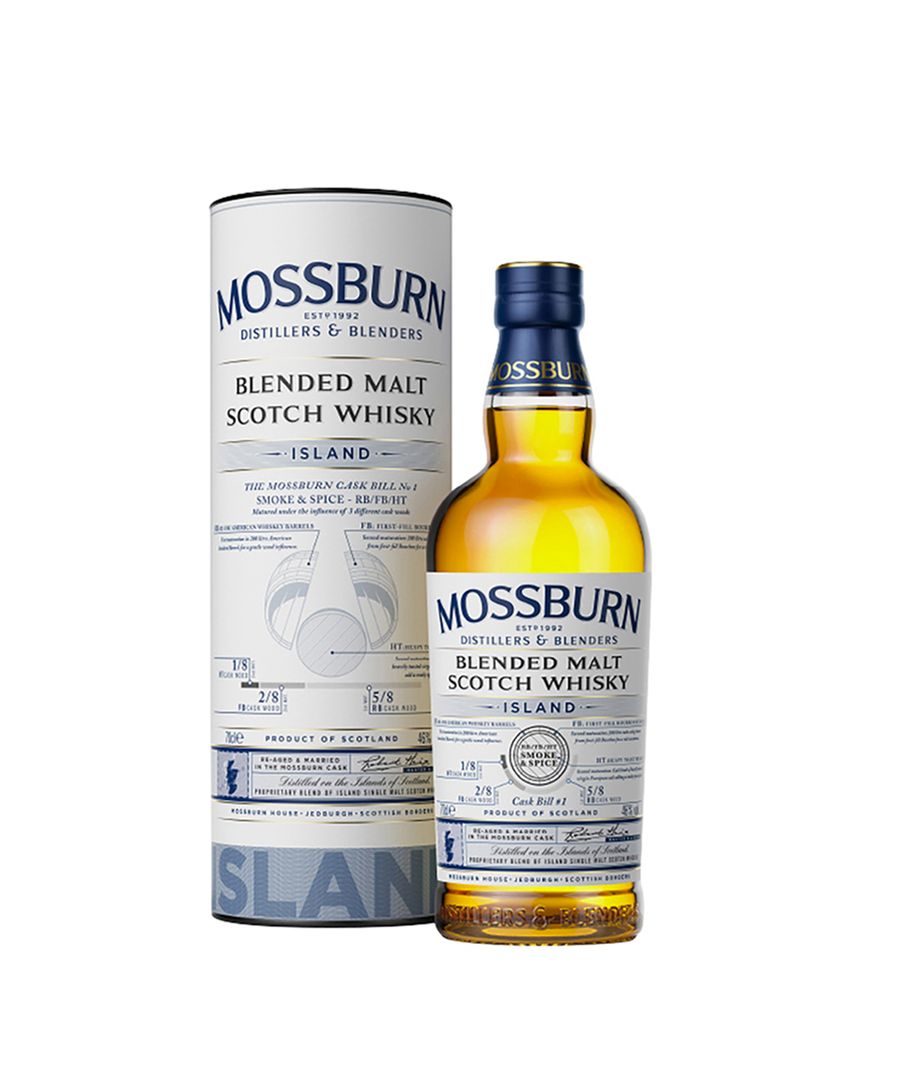 Mossburn Island Blended Malt Cask Bill No.1 46% 0,7 l (kazeta)
