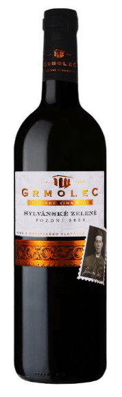 Sylvánské Zelené pozdní sběr suché 12,5% 0,75l Rodinné Vinařství Grmolec