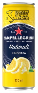 Sanpellegrino Limonata - Citronová šťáva v plechovce 0,33l