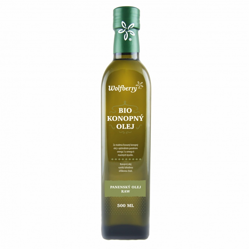 Konopný olej Wolfberry BIO 500 ml