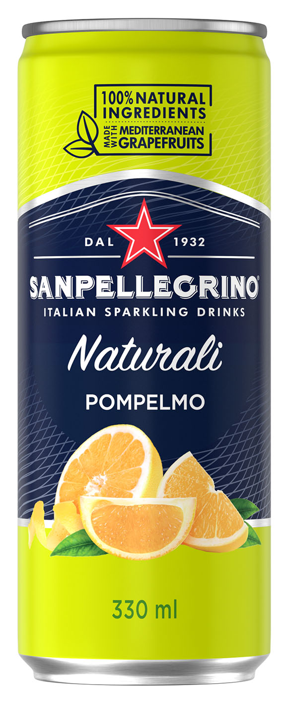 Sanpellegrino Pompelmo - Grepová šťáva v plechovce 0,33l