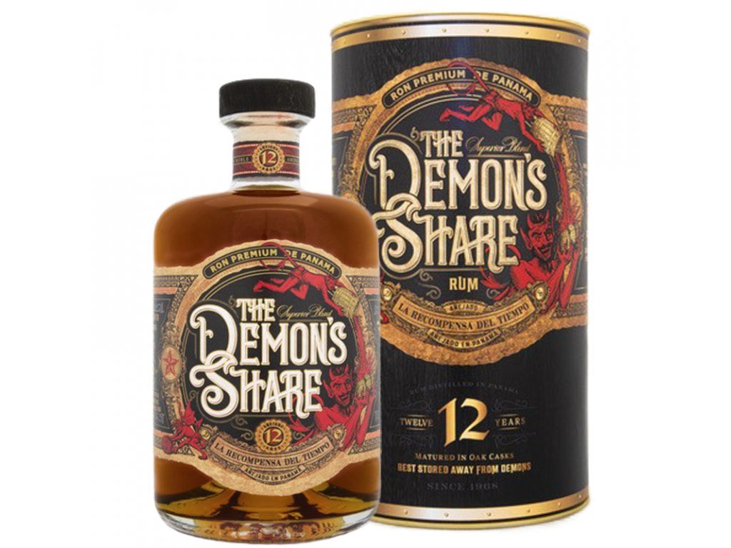 Demons Share Rum 12y 41% 0,7 l (tuba)