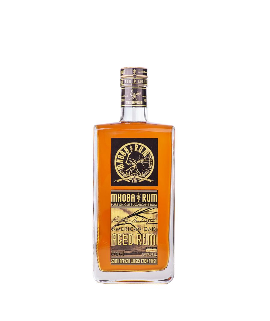 Mhoba American Oak Aged 43% 0,7 l (holá láhev)