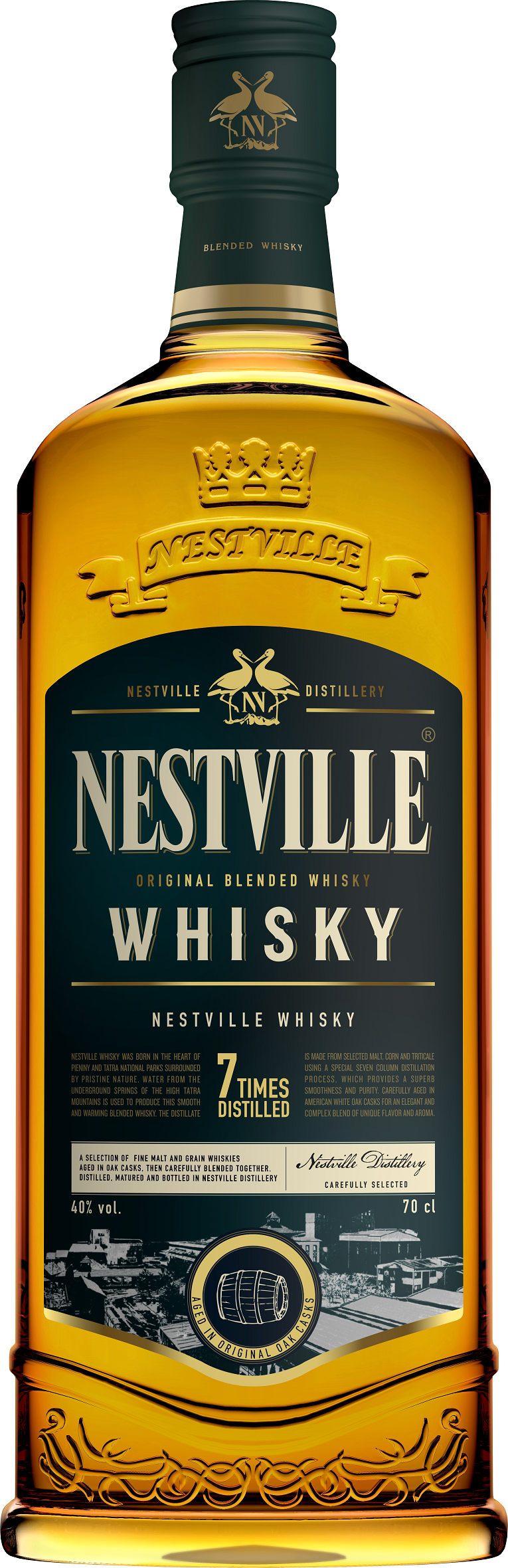 Gurlex Whisky Nestville Blended 3y 40% 0,7 l (holá láhev)