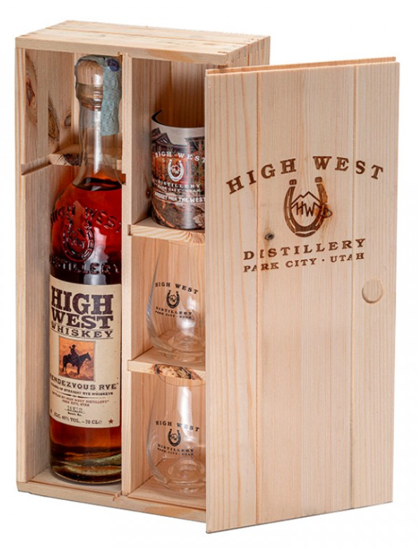 Whisky High West Rendevouz 46% 0,7 l (dárkové balení 2 skleničky)