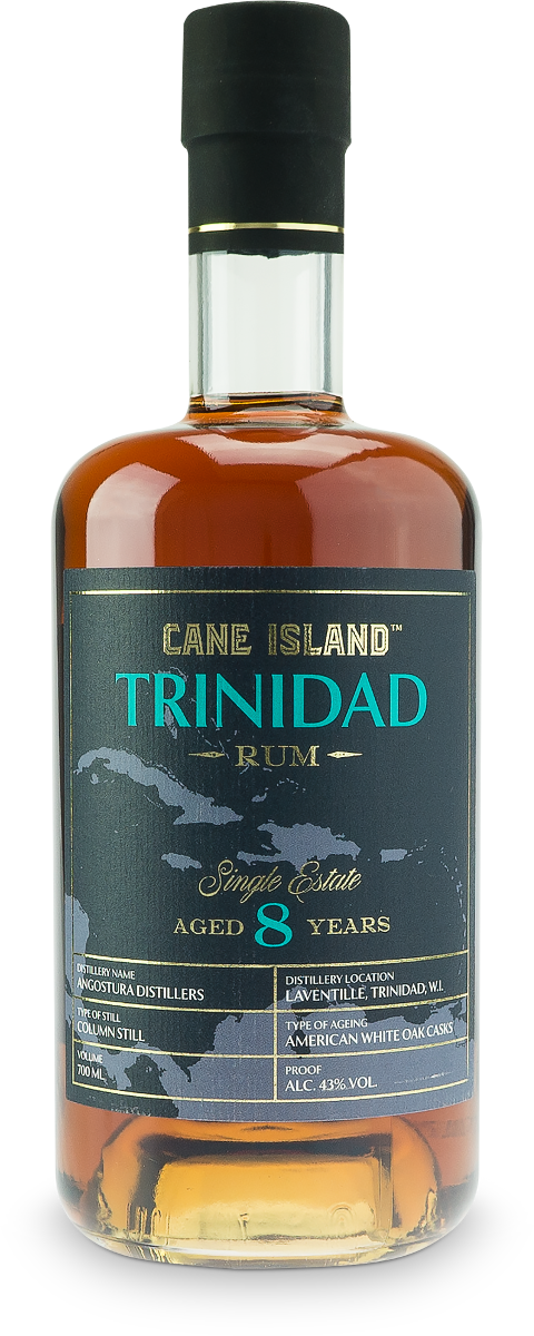 Cane Island Single Estate Trinidad 8y 43% 0,7 l (holá láhev)