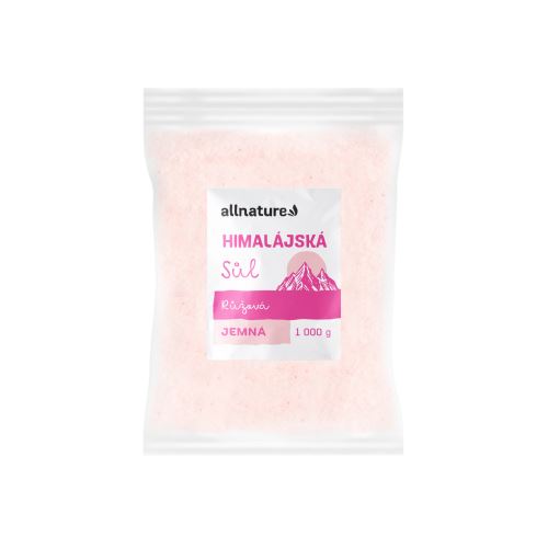 Himalájská sůl růžová jemná 1kg Allnature