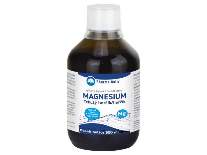 MAGNESIUM Tekutý hořčík + Vitamín C 300ml Pharma Activ