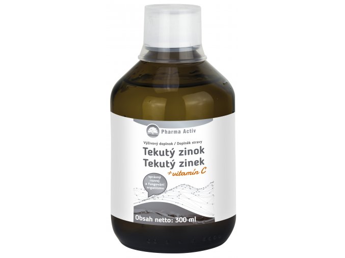 Tekutý Zinek + Vitamín C 300ml Pharma Activ