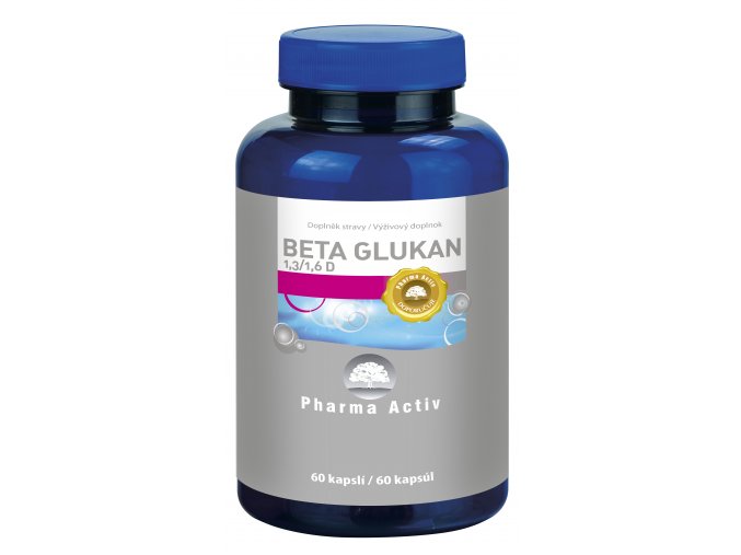 Beta Glukan 1,3/1,6 D - 60 kapslí Pharma Activ