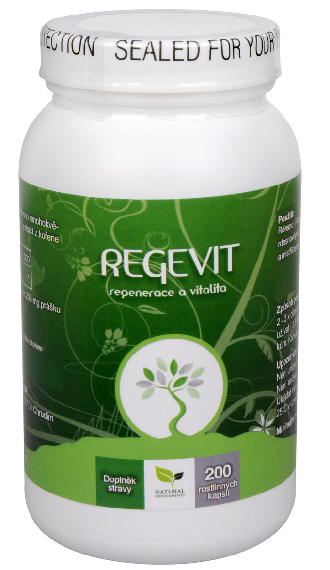 Regevit - 200 kapslí Natural Medicaments