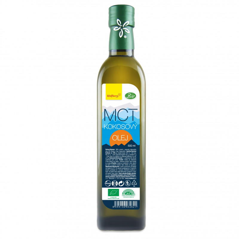 Wolfberry BIO Kokosový olej MCT 500 ml