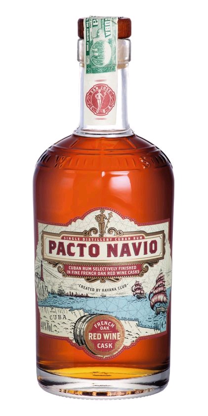 Pacto Navio French Oak red Wine Cask 40% 0,7 l (holá láhev)