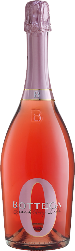 Bottega Sparkling Zero Rose 0,75 l (holá láhev)