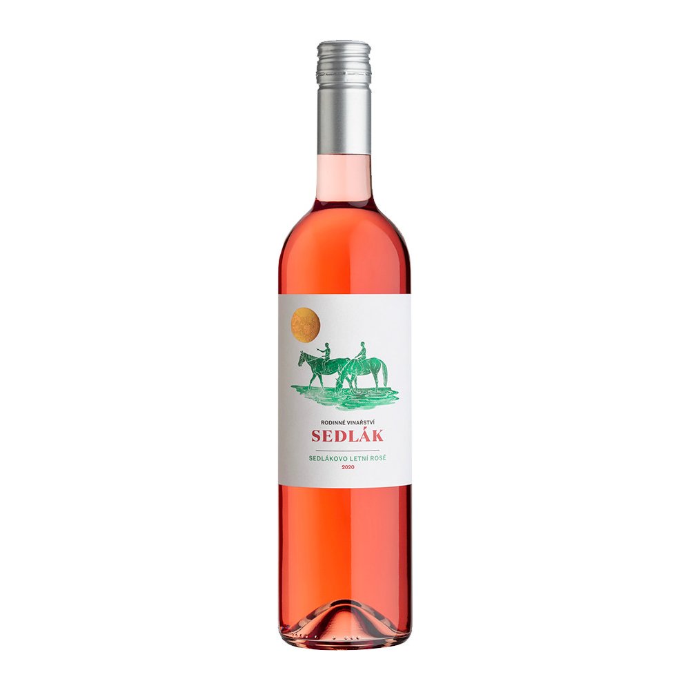 Rodinné vinařství Sedlák Letní víno cuvee rosé zemské 11,5% 0,75l