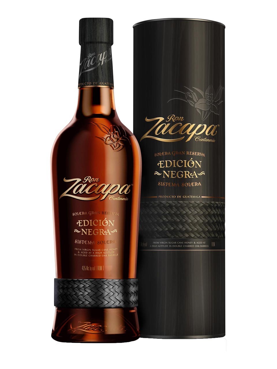 Ron Zacapa Edición Negra 23y 43% 0,7 l (tuba)