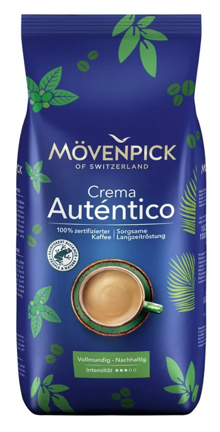 Mövenpick El Autentico Caffé Crema zrnková Káva 1 kg