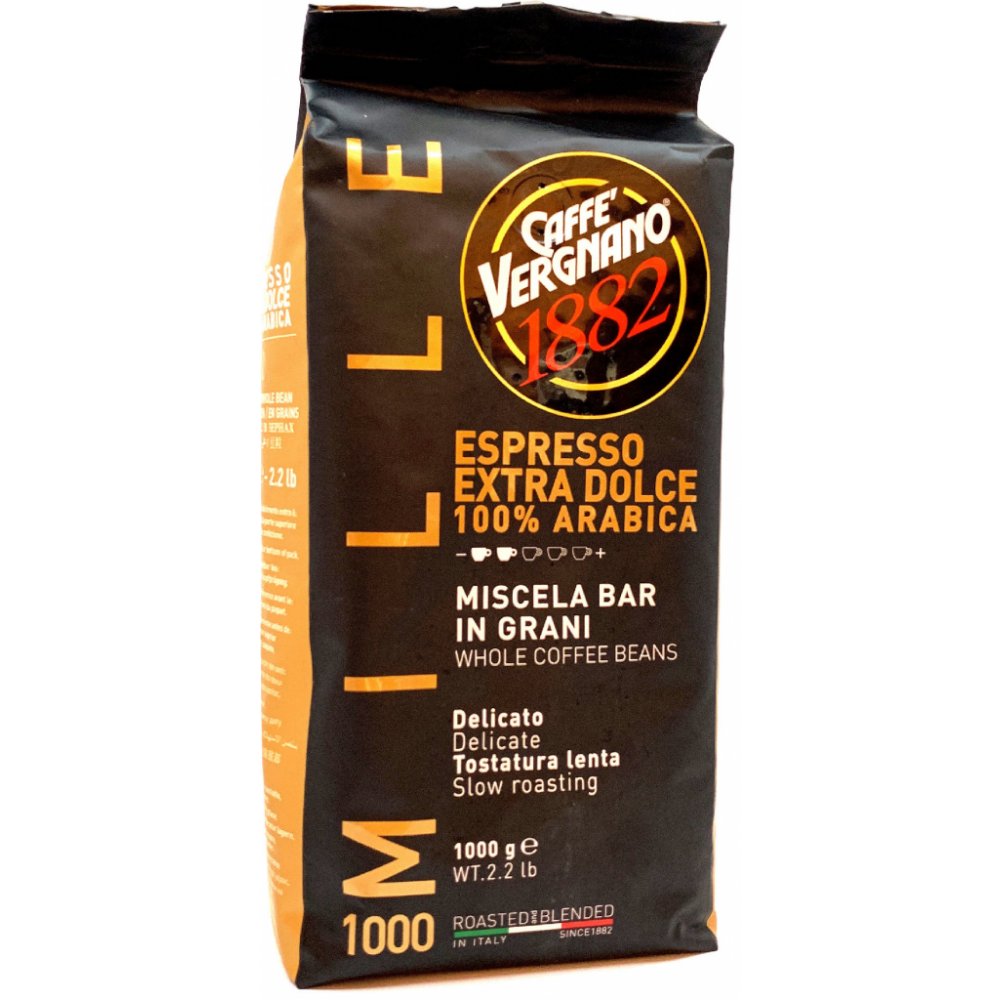 Vergnano Espresso extra Dolce 1000 zrnková Káva 1 kg