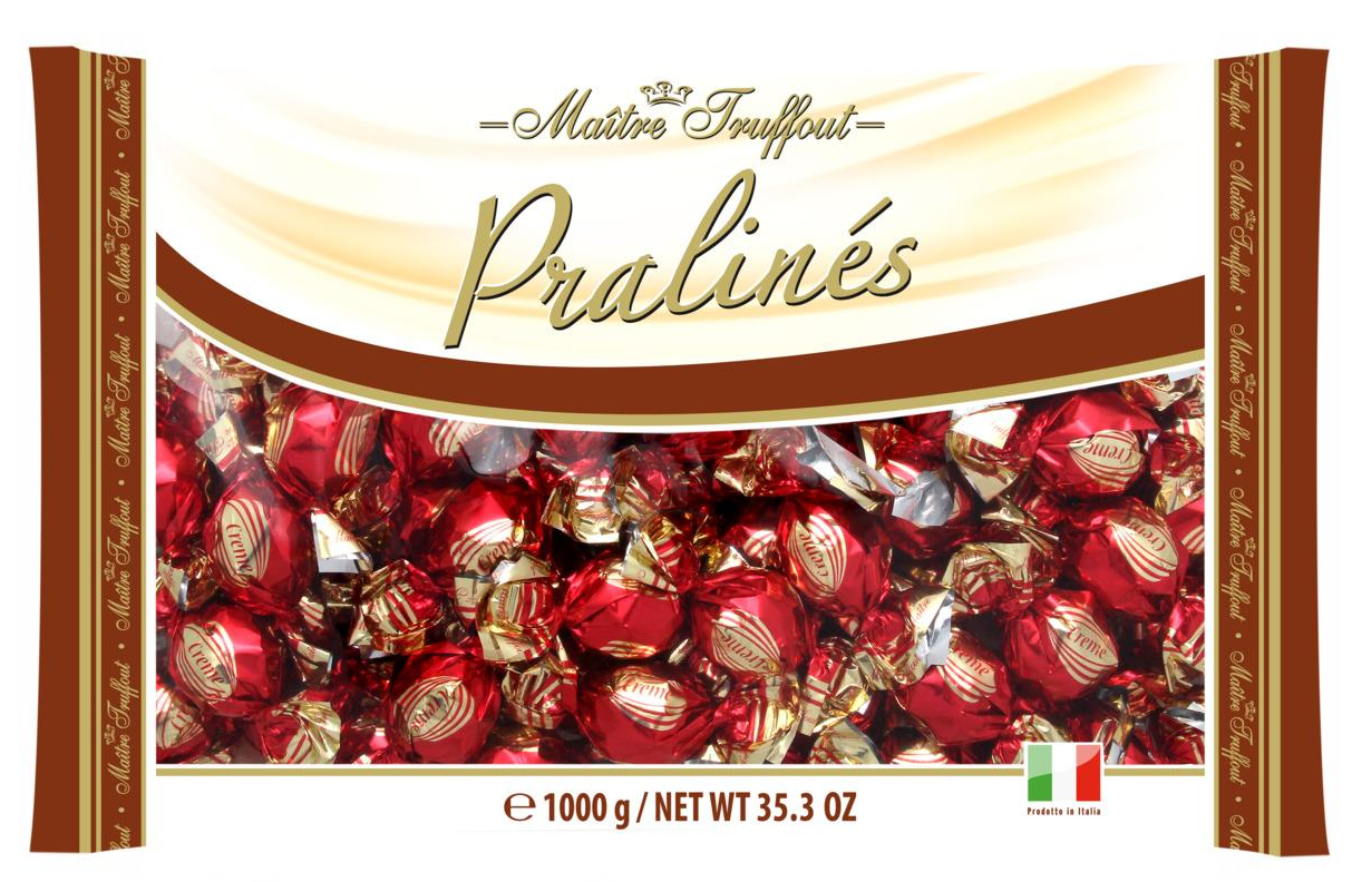 Pralines - Pralinky višně v hořké čokoládě 1kg Maitre Truffout